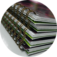 Wiro bound book binding