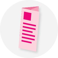 A4 Roll Fold Leaflets
